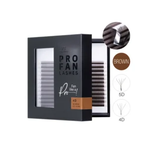Мигли Pro Fan Lashes 0.07-5D извивка С/СС