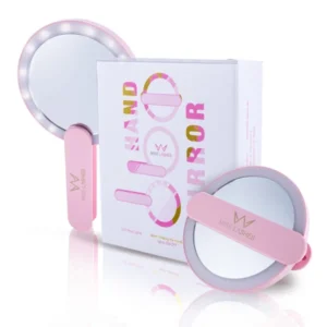 -50% Ръчно огледало с LED светлини Miss Lashes